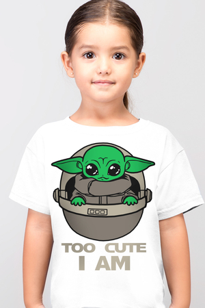 Bebe Yoda, Spiral Uzaylılar Çocuk Tişört 2'li Eko Paket - Thumbnail