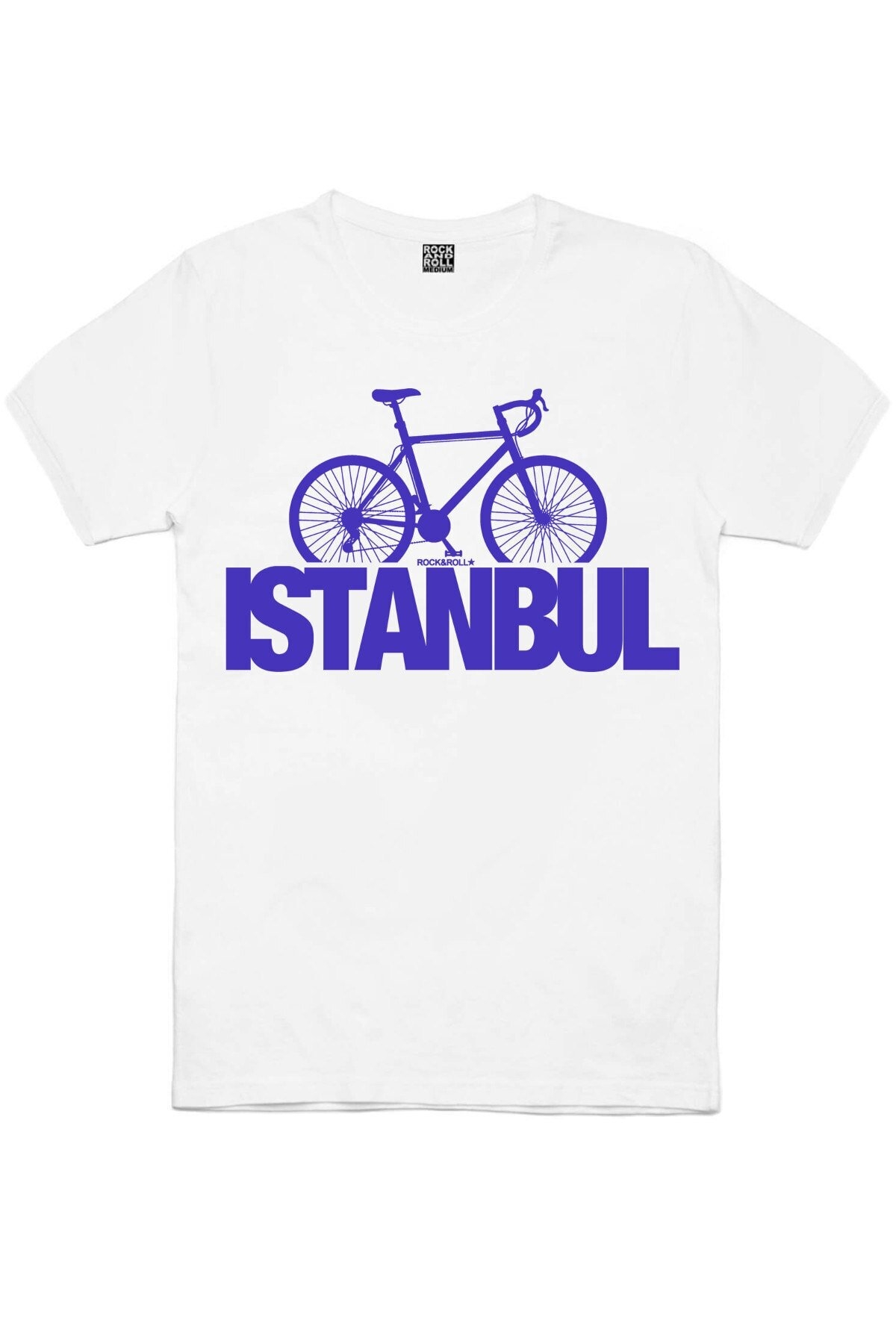 Istanbul Bisiklet Beyaz, Istanbul Harfler Siyah, Tr Ay Yıldız Beyaz Kadın 3'lü Eko Paket T-shirt
