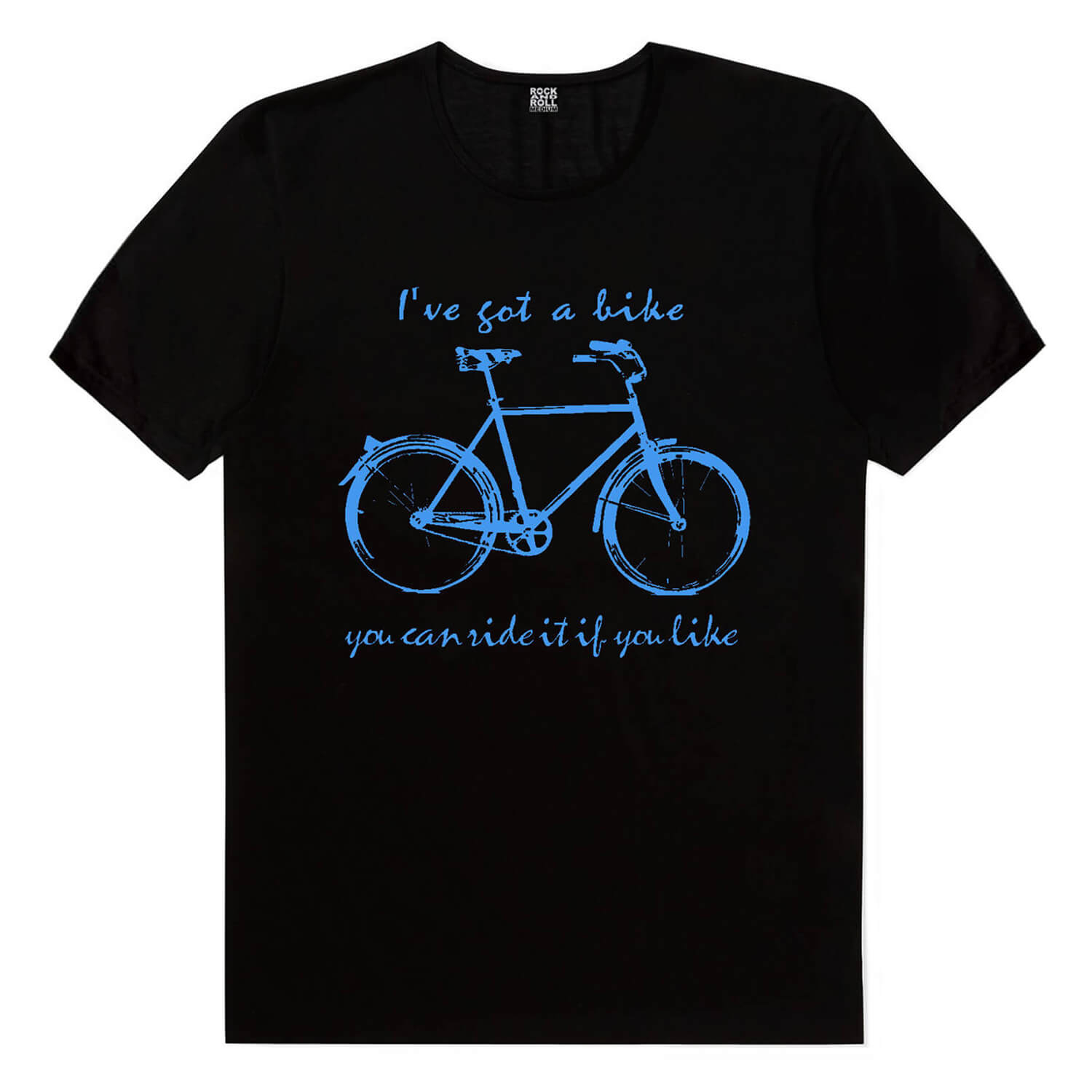 Bisikletli Astronot, Benim Bisikletim Siyah, Yarış Bisikleti Yazılar Beyaz Erkek 3'lü Eko Paket T-shirt