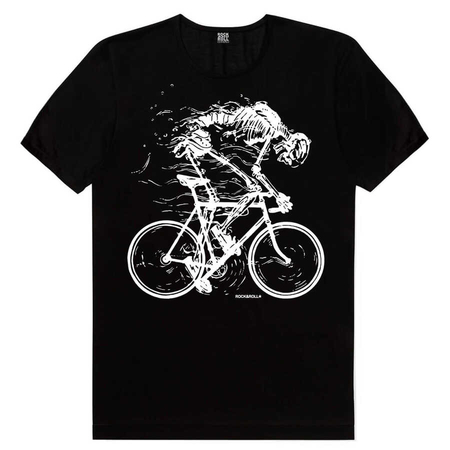 Daha Hızlı Siyah Kısa Kollu Erkek T-shirt - Thumbnail