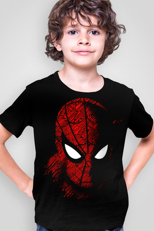 Dijital Örümcek, Yarım Kahraman Çocuk Tişört 2'li Eko Paket - Thumbnail