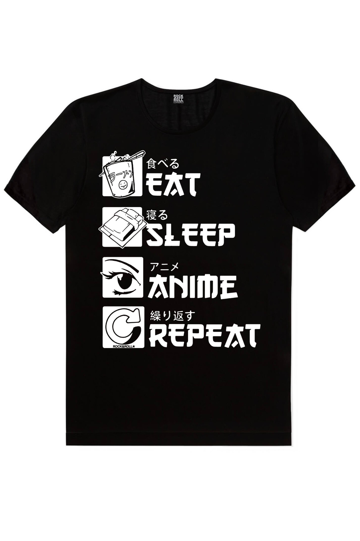Dikkat Anime Beyaz, Hep Anime Erkek Tişört 2'li Eko Paket