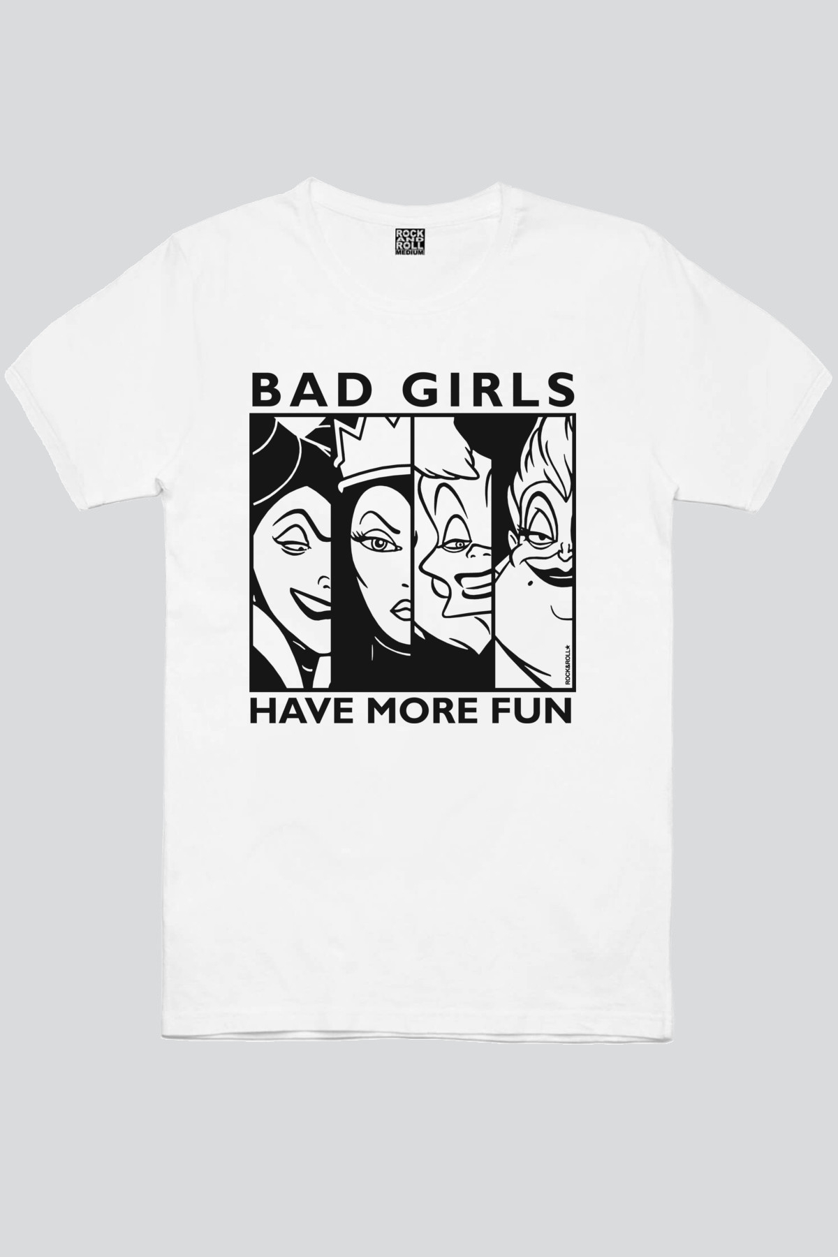 Eğlenceli Kadınlar Beyaz Kısa Kollu Kadın T-shirt