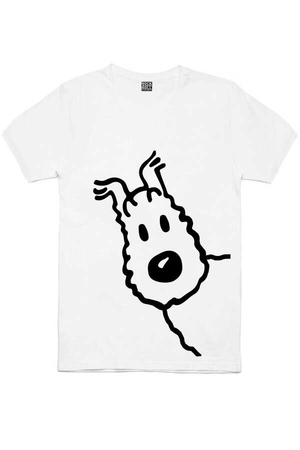 Snowy Beyaz Kısa Kollu Erkek T-shirt - Thumbnail