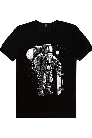 Kaykaycı Astronot, Futbolcu Astronot Erkek2'li Eko Paket T-shirt - Thumbnail