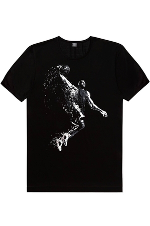 Pro Smaç, Lebron Yazı Beyaz Erkek 2'li Eko Basket Paket T-shirt - Thumbnail