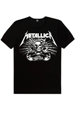 Geometrik Geyik, Metallica Kurukafa Kadın 2'li Eko Paket T-shirt - Thumbnail