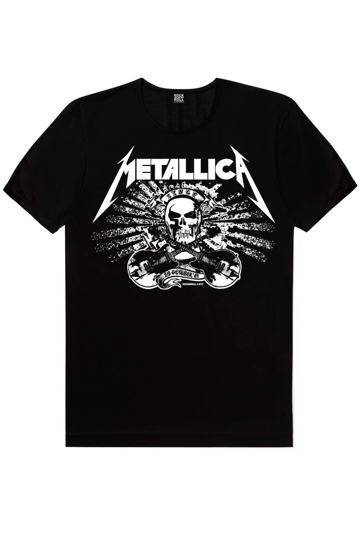 Geometrik Geyik, Metallica Kurukafa Kadın 2'li Eko Paket T-shirt