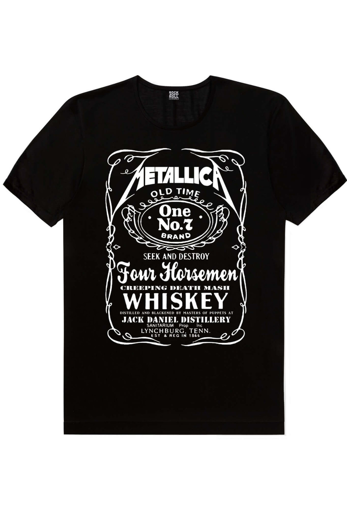Geometrik Geyik, Kuru El, Metallica Jack Logo Erkek 3'lü Eko Paket T-shirt