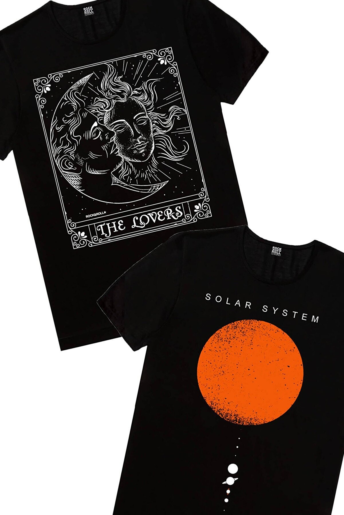 Güneş Sistemi, Biz Ayrılamayız Kadın 2'li Eko Paket T-shirt