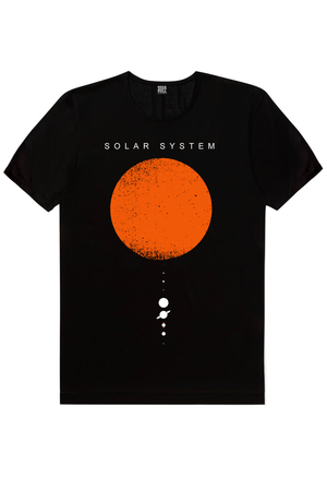 Güneş Sistemi, Biz Ayrılamayız Kadın 2'li Eko Paket T-shirt - Thumbnail