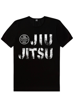 Jiu Jitsu Siyah Kısa Kollu Erkek T-shirt - Thumbnail
