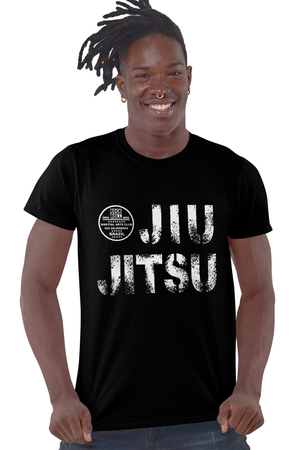 Rock & Roll - Jiu Jitsu Siyah Kısa Kollu Erkek T-shirt