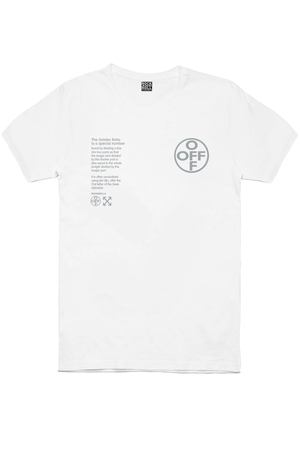 Dairede Off Beyaz Kısa Kollu Erkek T-shirt - Thumbnail