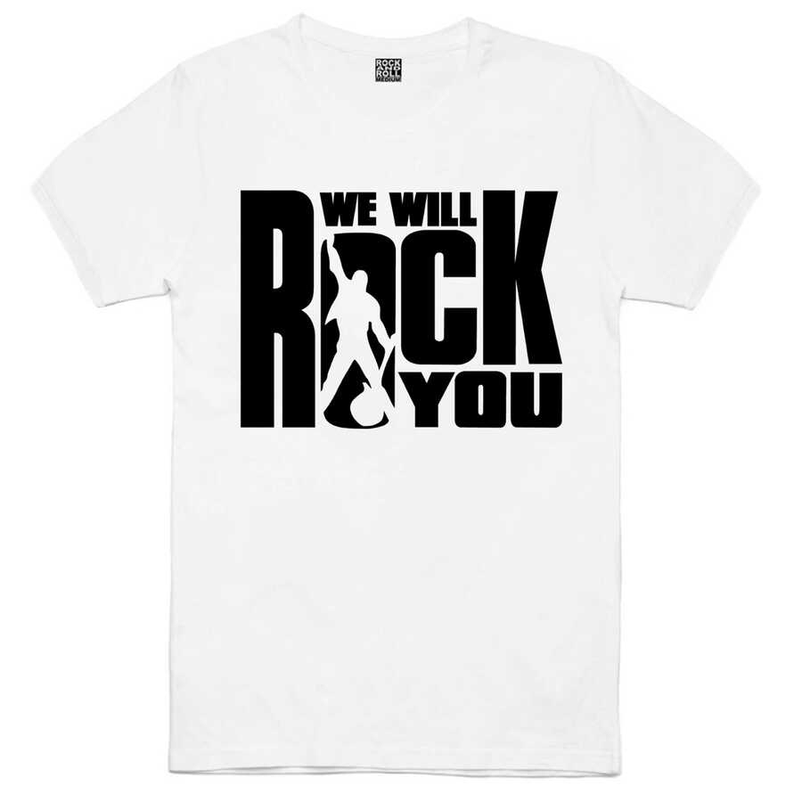 Just Rock You Kısa Kollu Beyaz Erkek T-shirt