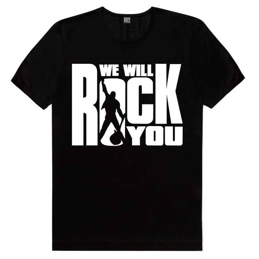 Just Rock You Kısa Kollu Siyah Erkek T-shirt