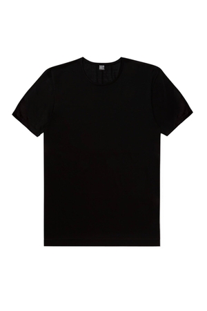Düz, Baskısız Siyah Kadın 3'lü Eko Paket T-shirt - Thumbnail