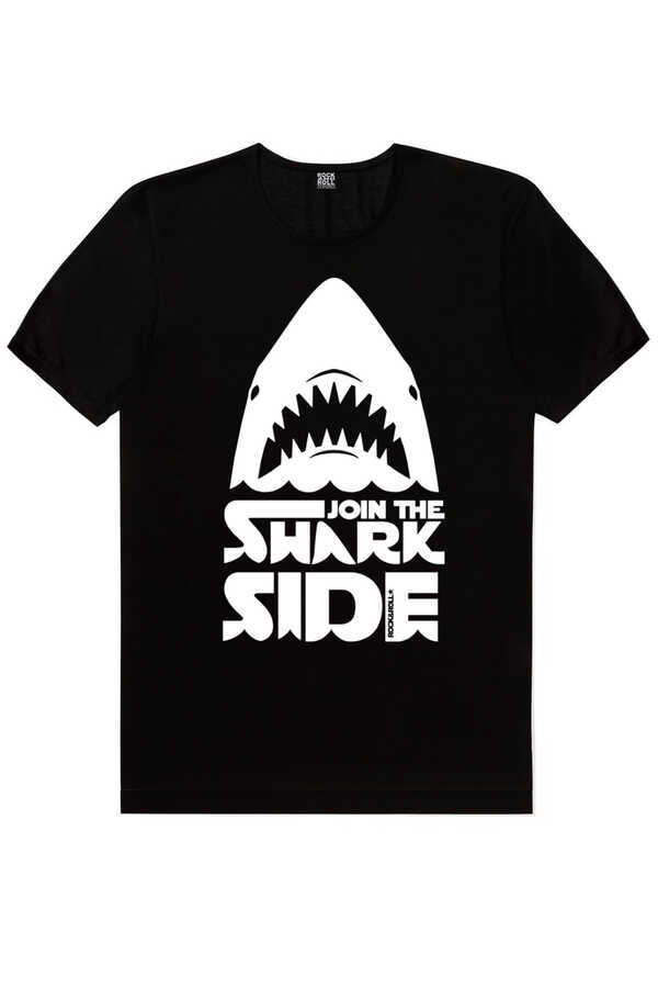 Köpekbalığı Savaşları Siyah Kısa Kollu Erkek T-shirt