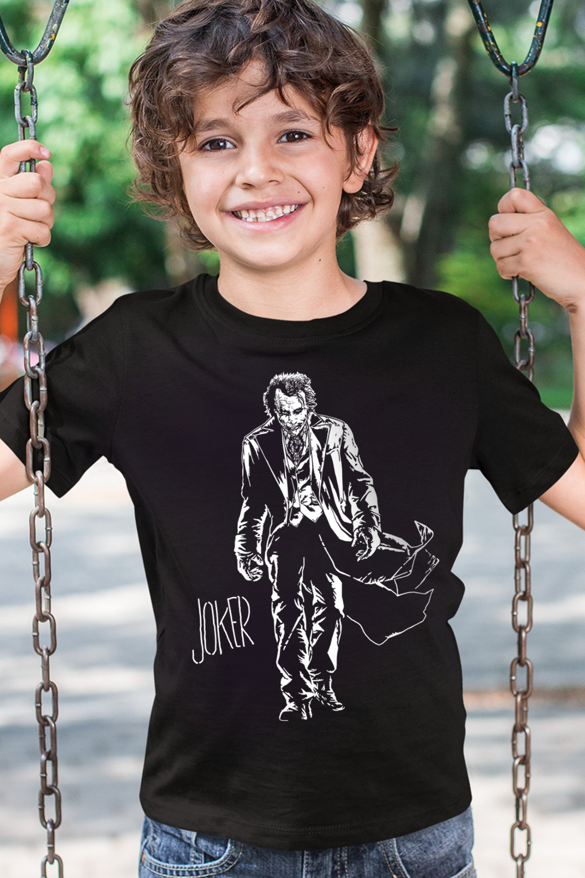 Mafya Silüet, Paltolu Joker Çocuk Tişört 2'li Eko Paket