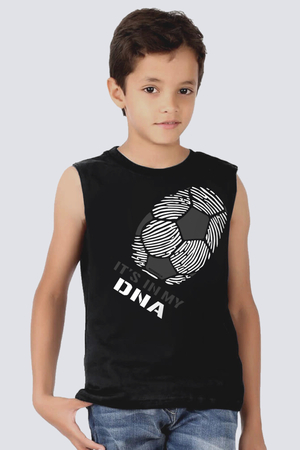 Rock & Roll - Renklerim Kartal Siyah Kesik Kol | Kolsuz Çocuk T-shirt | Atlet
