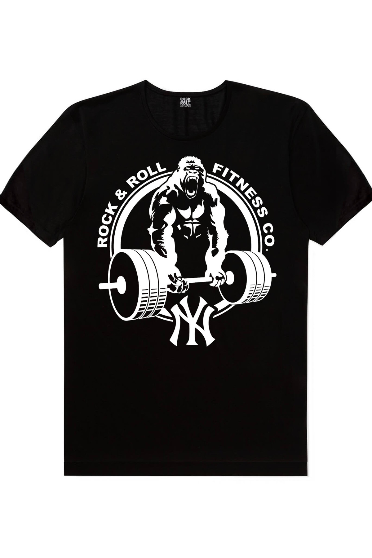 Şimşek Spor Siyah, Gorilla Gym Erkek Tişört 2'li Eko Paket