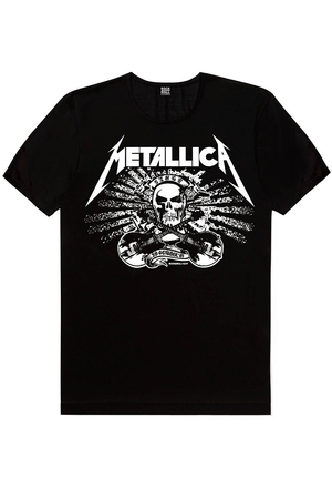 Geometrik Geyik, Metallica Kurukafa, Motorcu Kurukafa Kadın 3'lü Eko Paket T-shirt - Thumbnail