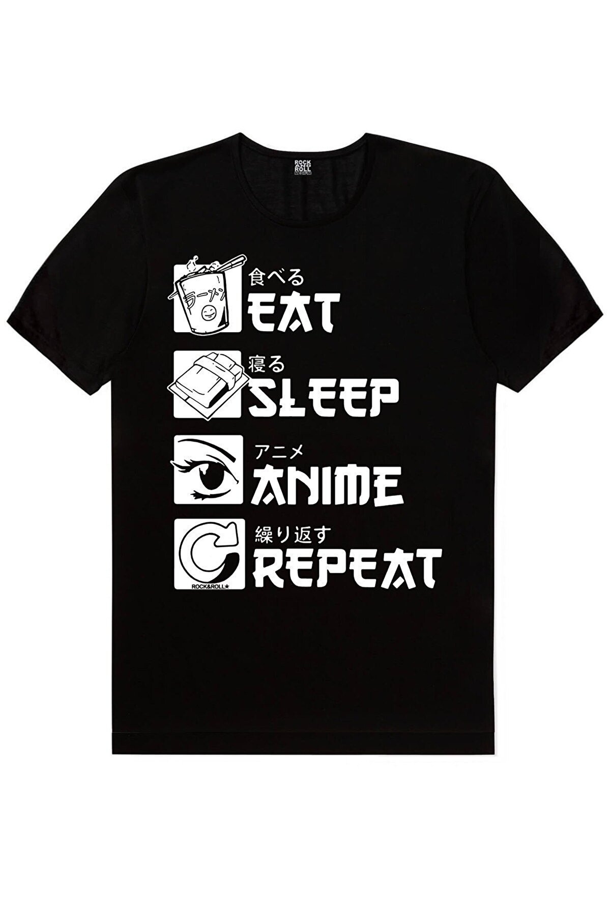 Hep Anime, Naruto Yazılar Erkek 2'li Eko Paket T-shirt