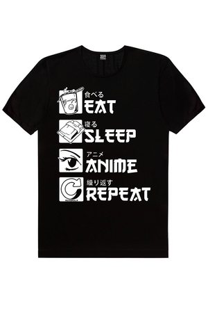 Hep Anime, Naruto Yazılar Erkek 2'li Eko Paket T-shirt - Thumbnail