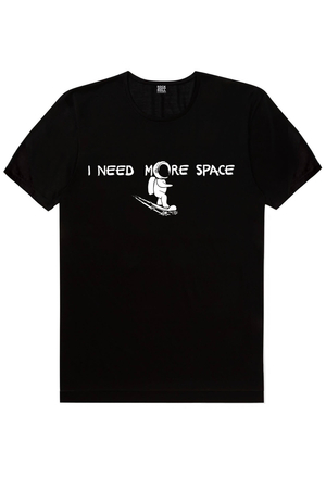 Spiral Uzaylılar, Uzayda Kaykay Kadın 2'li Eko Paket T-shirt - Thumbnail