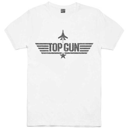Top Gun Kısa Kollu Beyaz Çocuk Tişört - Thumbnail
