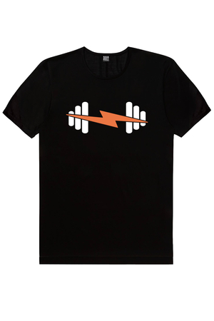 Şimşek Spor Siyah Kısa Kollu Erkek T-shirt - Thumbnail