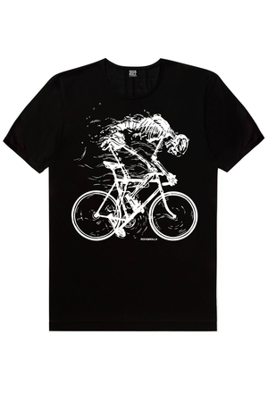 Yıldız Bisikletçileri, Daha Hızlı, Bisikletli Astronot Erkek 3'lü Eko Paket T-shirt - Thumbnail
